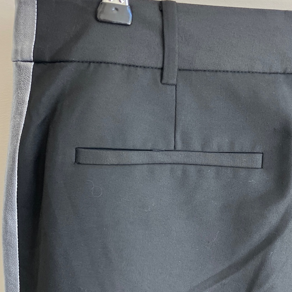 ELIZABETH AND JAMES Winston Tuxedo Pants Black w/Silver Stripe Women’s 8 NWT - Picture 6 of 11